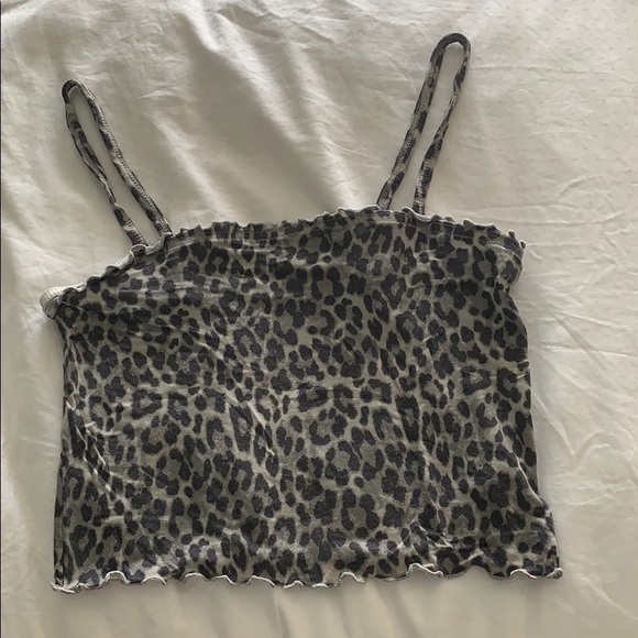 Leopard/cheetah print tank top - Picture 1 of 4